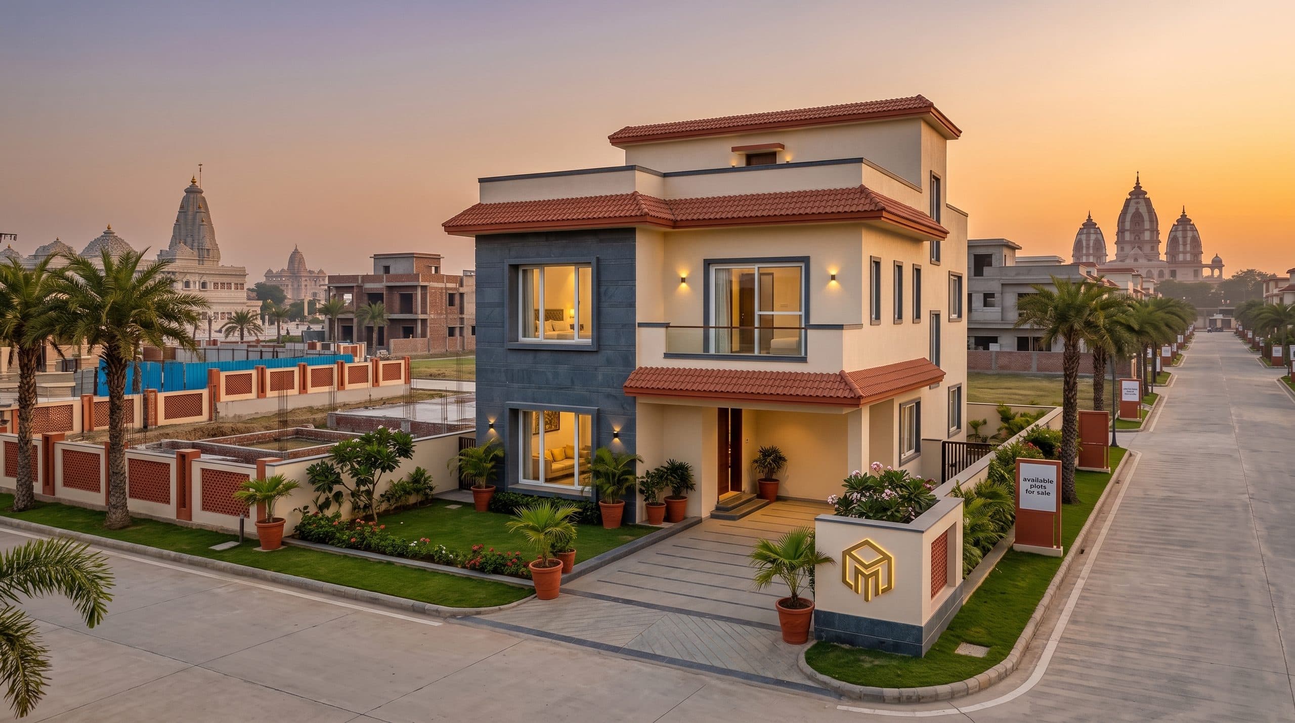 Premium villa built on a Shri Manohar residential plot
