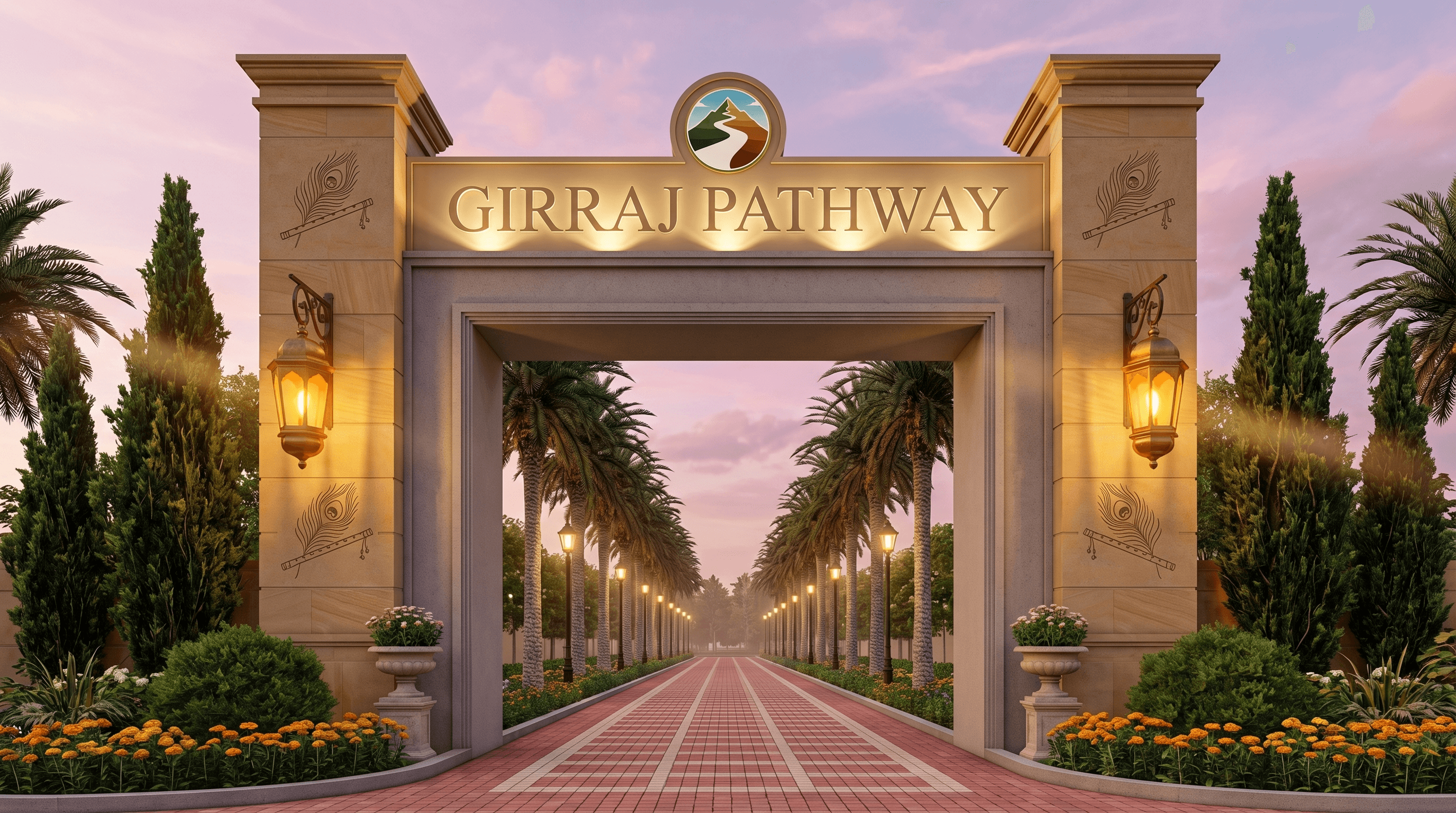 Girraj Pathway entrance gate